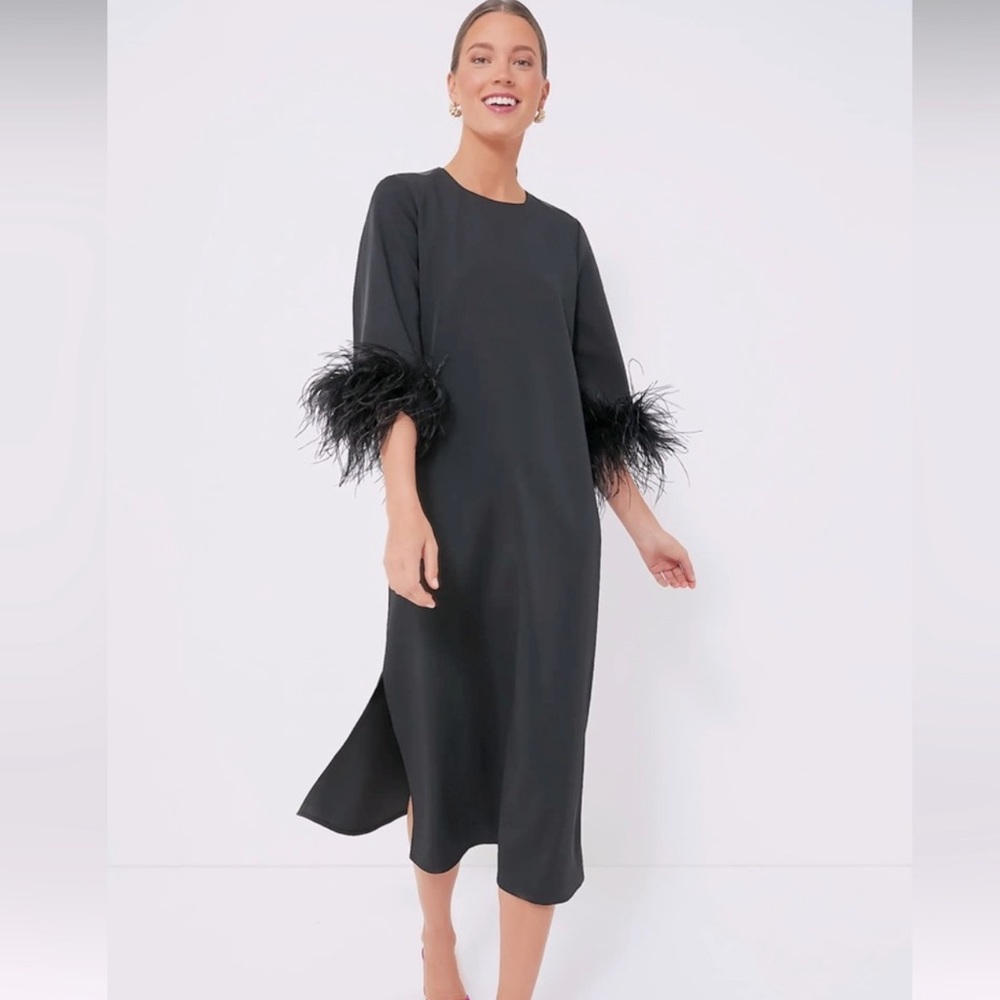 Tuckernuck Black Jamie Feather Dress XXXL
